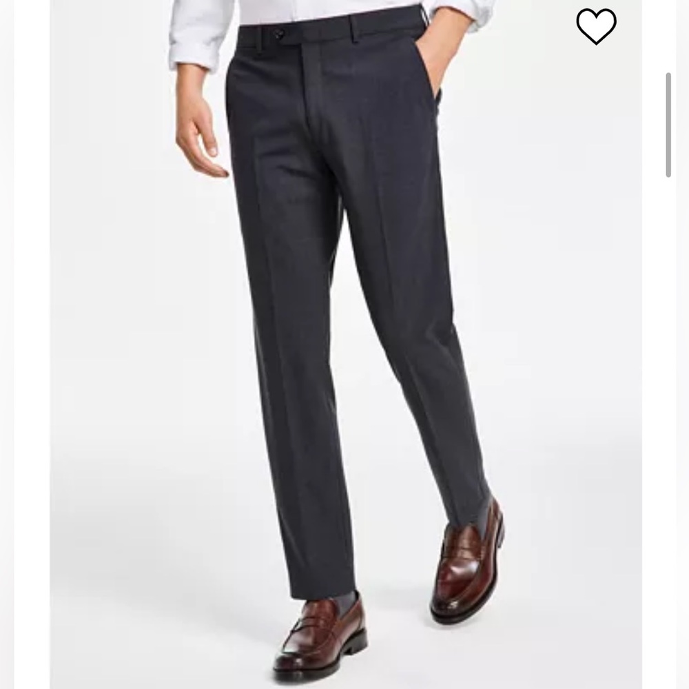 Bar III Men's Slim-Fit Wool Suit Pants 36x34